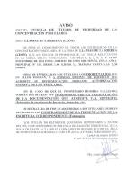 ENTREGA TÍTULOS DE PROPIEDAD CONCENTRACIÓN PARCELARIA